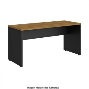 Mesa Reta  1700X700 Teca Grandis/Preto