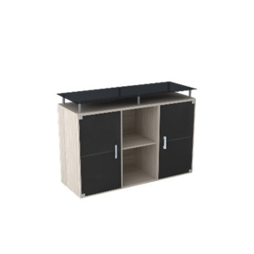 Armário Porta de Vidro e Nicho