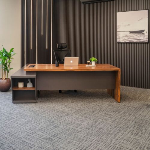 Mesa para Escritório Linha Dom com Armário