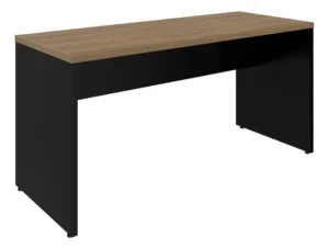 Mesa Reta 1200 Macadâmia/ Preto