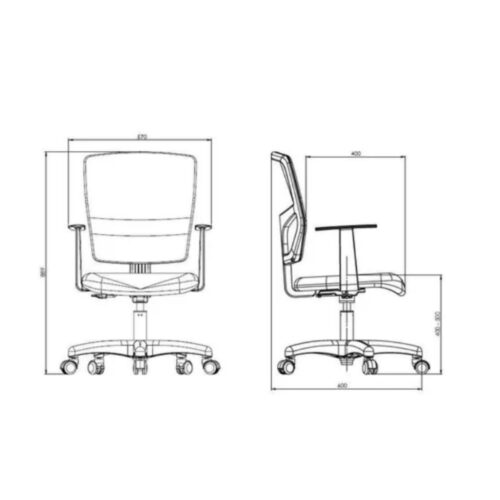 Cadeira Giratória Diretor Eco Relax Braços